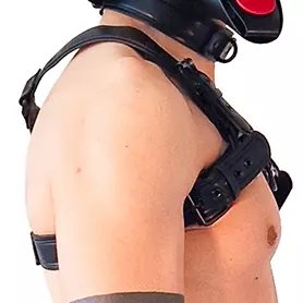Harness Puppy Harness Schwarz – 3/4