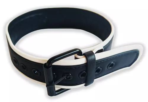 Halsband Puppy Collar Schwarz-Weiß – 2/3