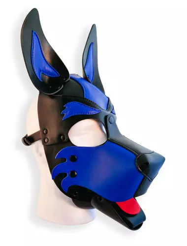 Puppy Hood Kapuze Schwarz-Blau – 1/5