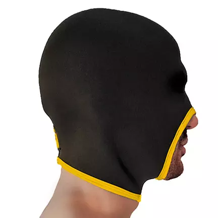 Haube Face Fucker Brutus Schwarz-Gelb – 3/5