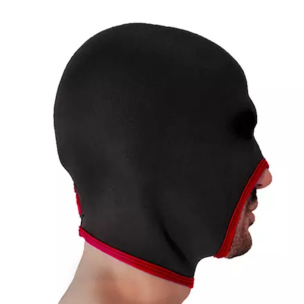 Haube Face Fucker Brutus Schwarz-Rot – 4/5
