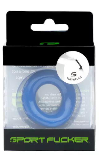 Wedge Cockring Blau – 3/4