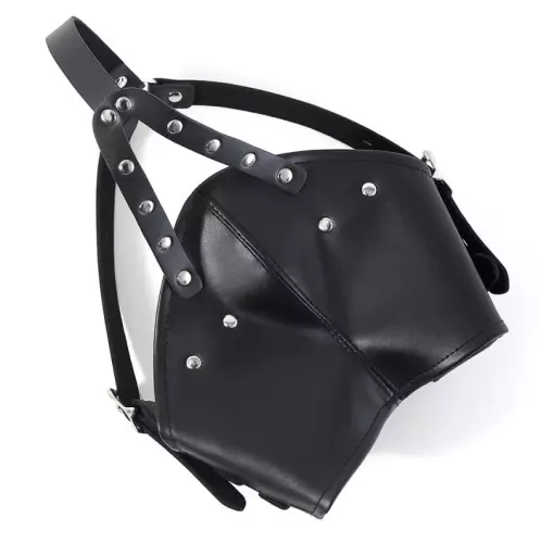 Maske mit Kugelknebel Gagown Schwarz – 3/6