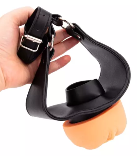 Knebel mit Masturbator Pussy-Öffnung Pushity 30 mm – 3/7