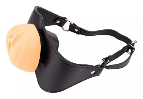 Knebel mit Masturbator Pussy-Öffnung Pushity 30 mm – 5/7