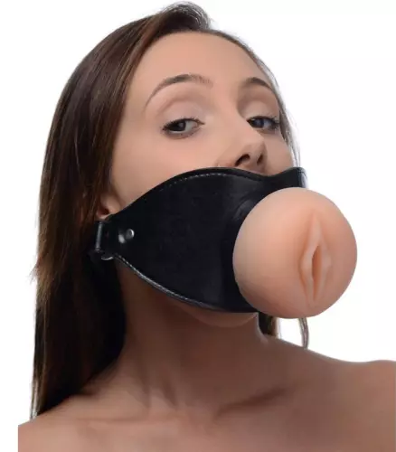 Knebel mit Masturbator Pussy-Öffnung Pushity 30 mm – 7/7