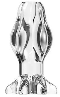 Tunnel-Plug Starass Transparent M 9 x 5cm – 2/3