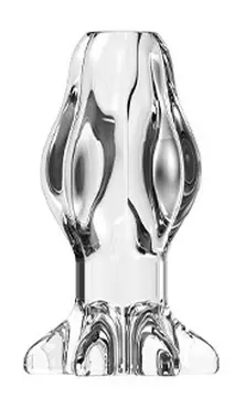 Tunnel-Plug Starass Transparent L 10 x 6cm – 2/3