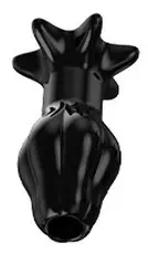 Butt Plug Tunnel Starass Schwarz S 7.5 x 4cm – 2/4