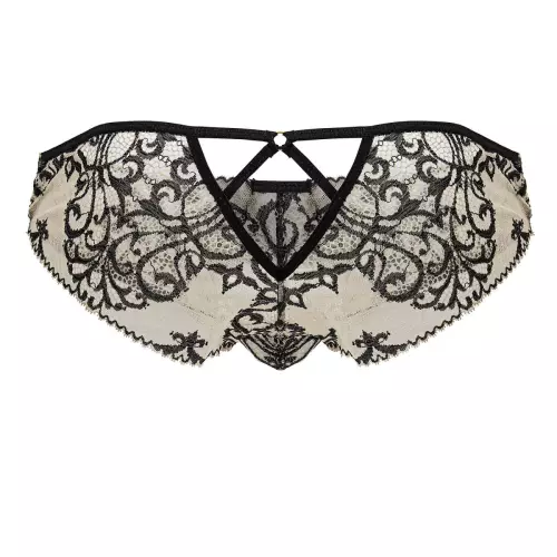 Sexy Slip Farellia Schwarz-Hautfarben – 6/7