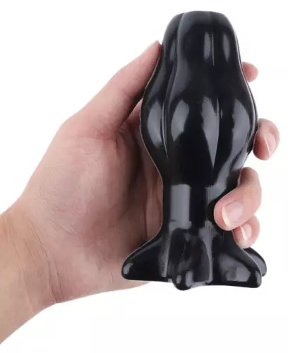 Tunnel-Plug Starass Schwarz M 9 x 5cm – 3/4