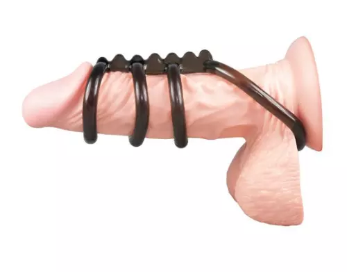 Penishülle mit Ringen 6.5 cm – 3/7