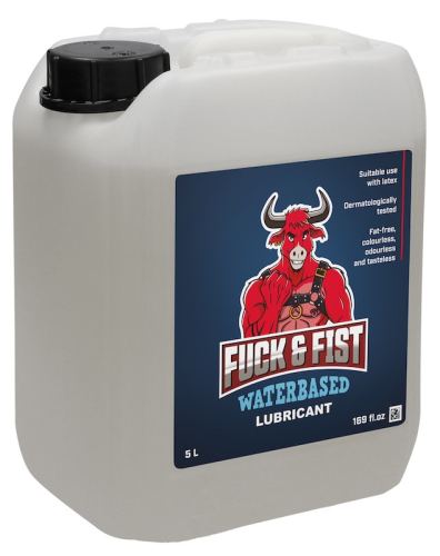 Bidon Lubrifiant Fuck & Fist Water 5 Litres