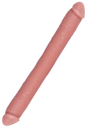 Double Gode 41 x 4 cm Huid