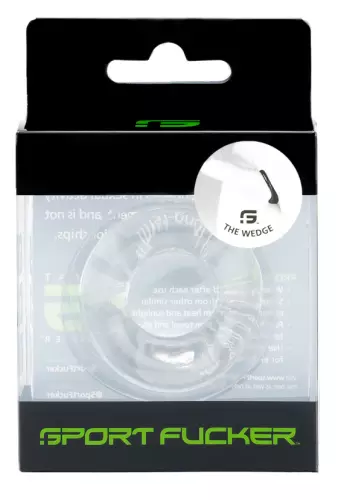 Keilform-Cockring Transparent – 3/4