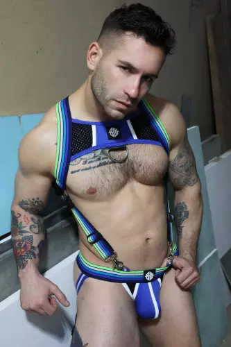 Retro Remix Harness Blau – 6/10
