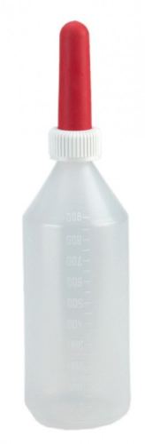 Fles met speen 1 L - Zacht mondstuk 9 x 2,8cm