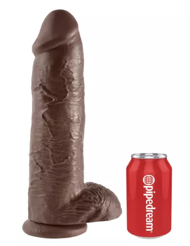 Large Dildo King Cock 26 x 7.8 cm Brown – 1/6
