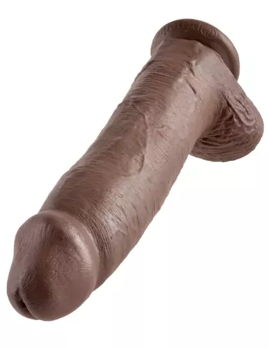 Large Dildo King Cock 26 x 7.8 cm Brown – 3/6