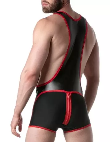 Body Singlet BRUT Schwarz-Rot – 2/4