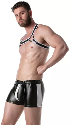 Harness BRUT Schwarz-Weiß – 3/4