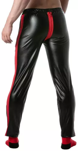 Hose mit Reißverschluss Brut Schwarz-Rot – 2/2