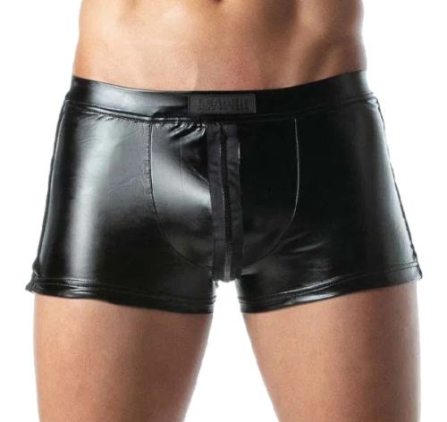 Short avec Zip Brut Noir