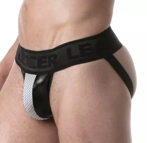 Jockstrap Brut Schwarz-Weiß – 1/5