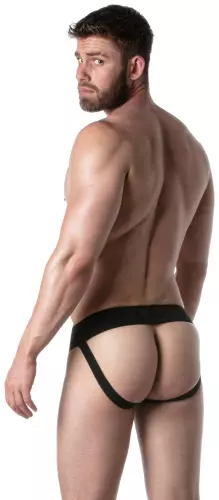 Jockstrap Brut Schwarz-Weiß – 5/5