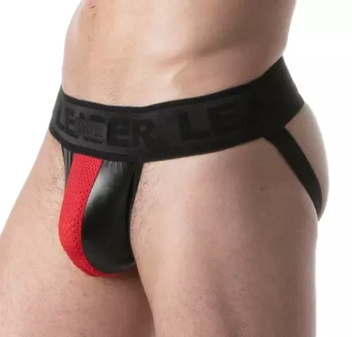 Jockstrap Brut Schwarz-Rot – 1/5