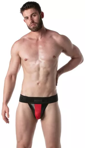 Jockstrap Brut Schwarz-Rot – 3/5