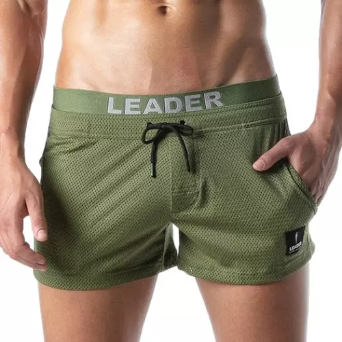 Mesh-Shorts GI BOOTY Khaki – 1/5