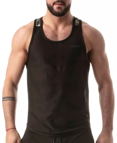 Tanktop CAMO RACER Schwarz – 1/4