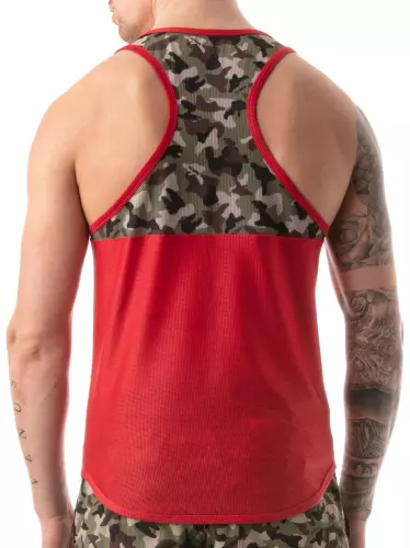 Tanktop CAMO RACER Rot – 2/5