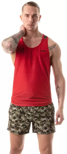 Tanktop CAMO RACER Rot – 3/5