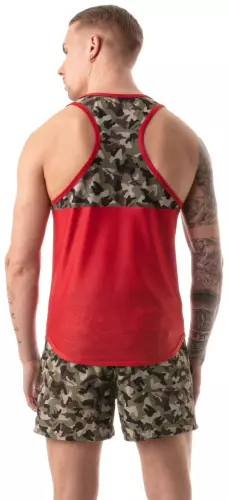 Tanktop CAMO RACER Rot – 5/5