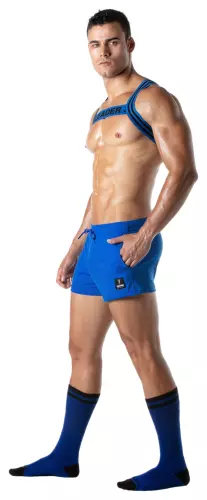 Elastischer Harness LOADED Schwarz-Blau – 3/4