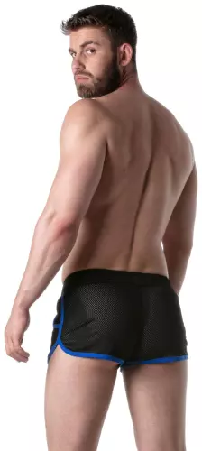Netz-Shorts LOADED Schwarz-Blau – 4/4
