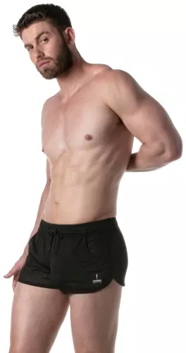 Netz-Shorts LOADED Schwarz – 3/4