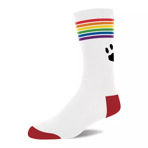 Pride-Socken Weiß-Rainbow – 2/2