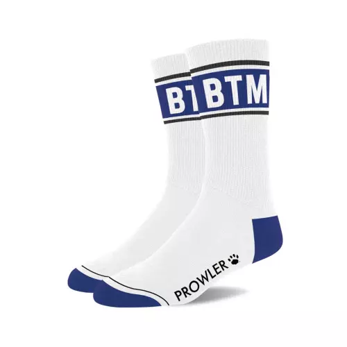 Socken BTM Weiß-Blau – 1/2