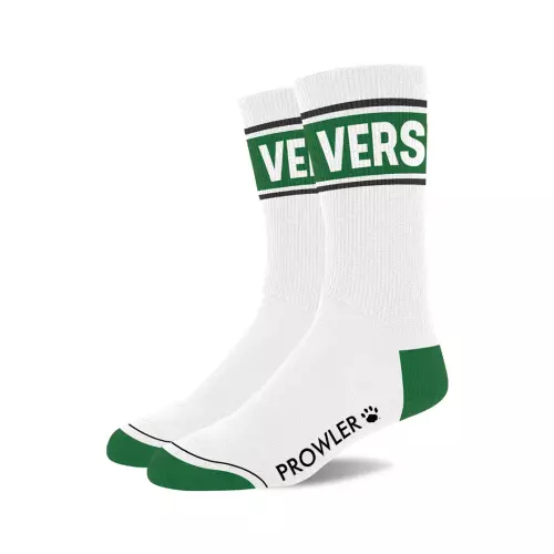 VERS-Socken Weiß-Grün – 1/2
