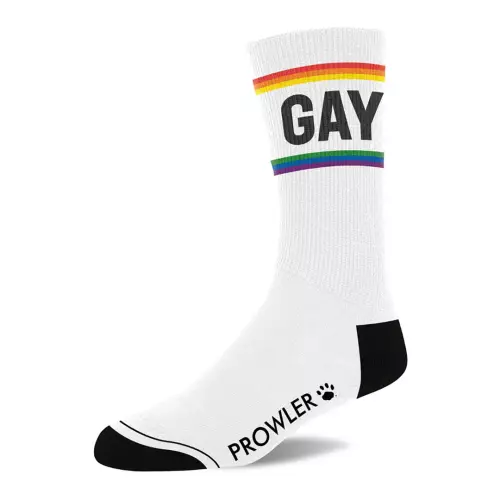 Gay-Socken Weiß-Rainbow – 2/2