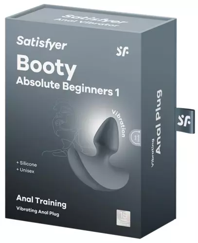 Vibrierende Analplugs Booty Absolute 1 Grau – 2/6