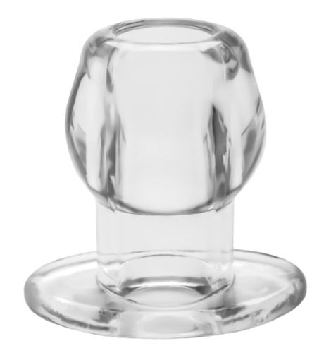 Ass Tunnel Plug Silikon Transparent Extra-Large 9 x 7 cm