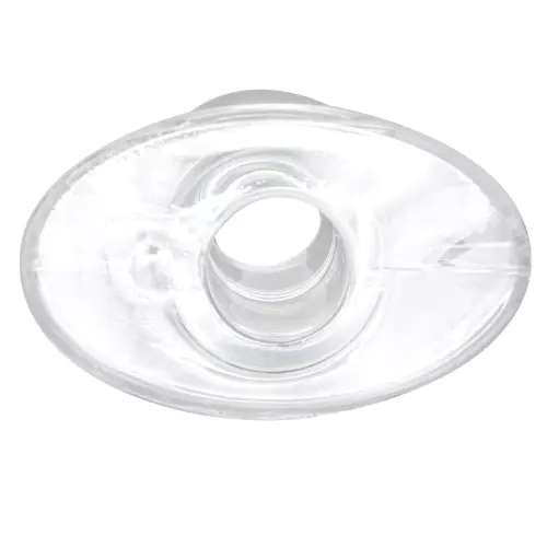 Ass Tunnel Plug Silikon Transparent Extra-Large 9 x 7 cm – 4/9
