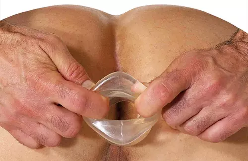 Ass Tunnel Plug Silikon Transparent Extra-Large 9 x 7 cm – 5/9