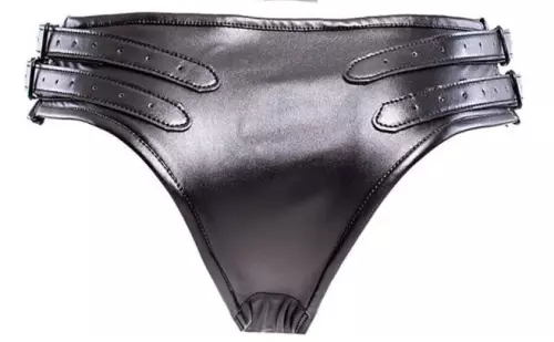 Slip mit vibrierendem Doppeldildo Pantiegood 12 x 3,7 cm – 6/6