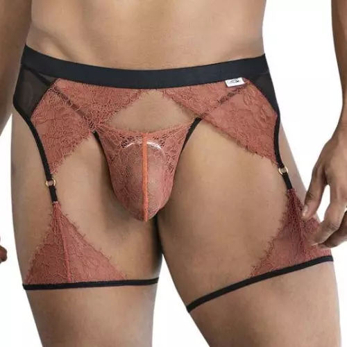 String und Strumpfhalter Moreyo Terracotta – 1/7