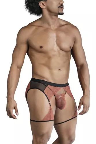String und Strumpfhalter Moreyo Terracotta – 3/7